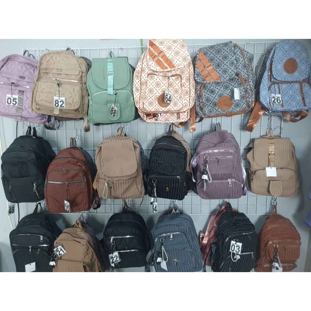 PAKET USAHA Tas Ransel Wanita Stylish - Pembelanjaan Grosir Minim 12pcs