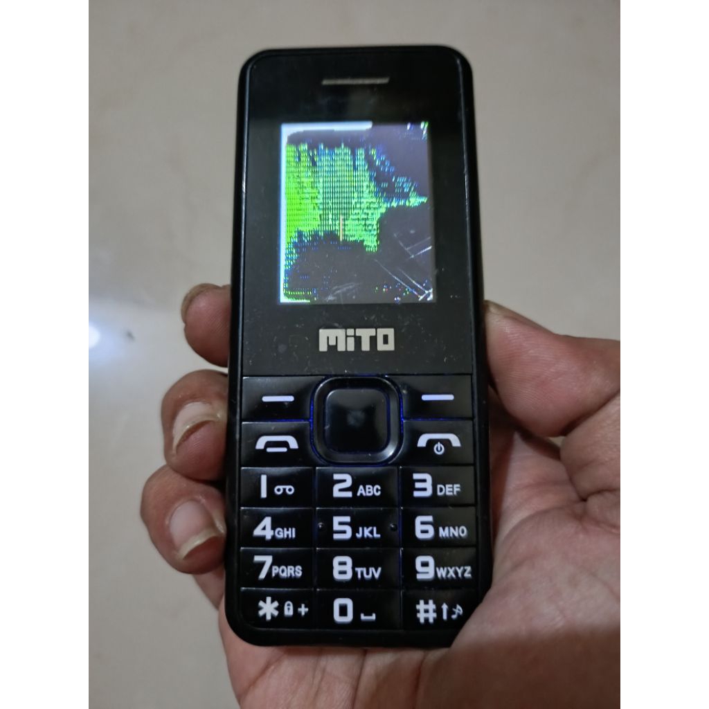 HP Mito Cetuk Cethuk Full Black Original Bahan Gambling Jadul Langka Unik Imut Speaker Bass Stereo J