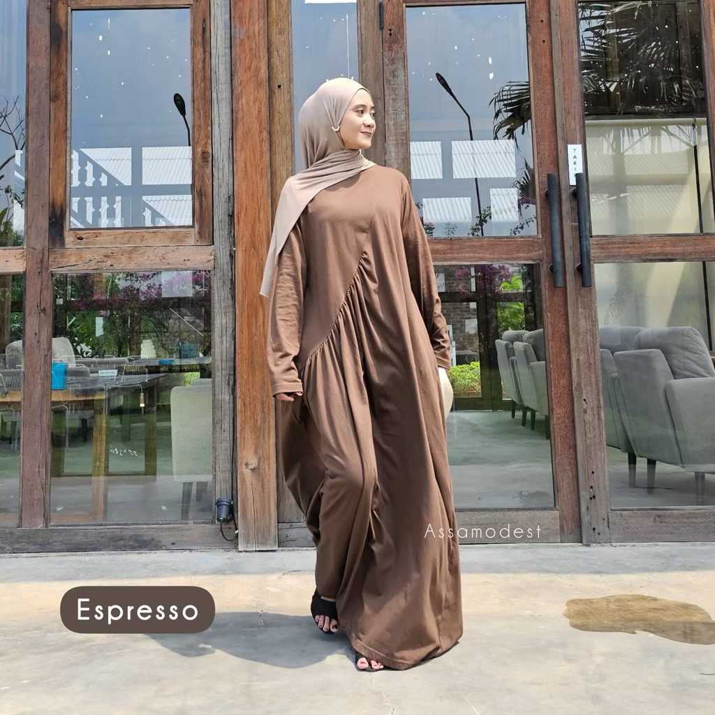 Kiana Dress rayon tuil premium | Gamis rayon tuil