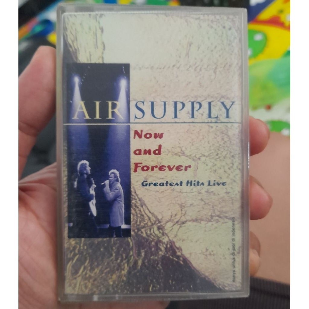 Kaset Pita Air Supply Now and Forever Greatest Hits Live - Original