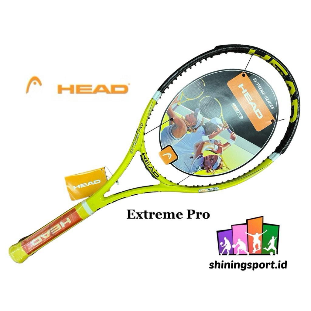 Raket Tennis Head Extreme Pro (+ FREE COVER, KAOS KRAH & REPLACEMENT GRIP)