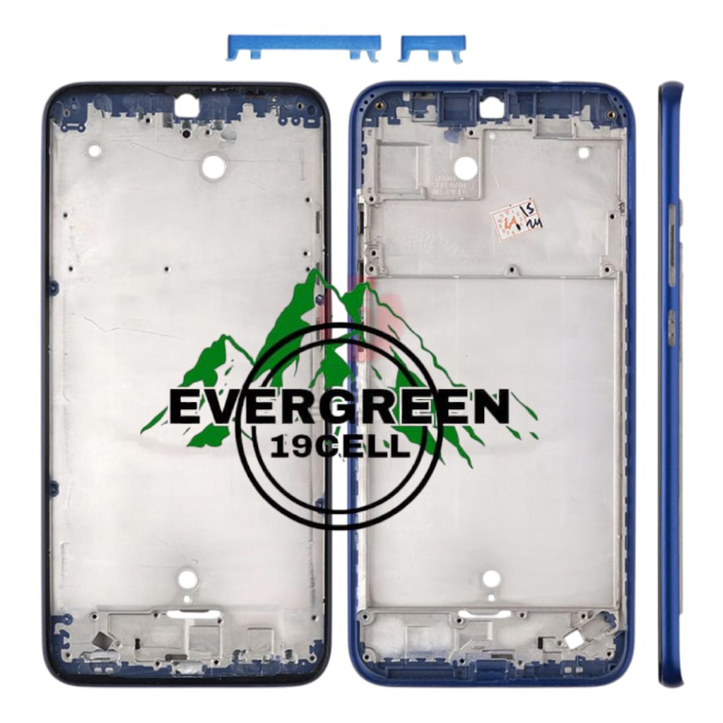 FRAME LCD REDMI 7 ( hitam ) ( biru ) DUDUKAN TATAKAN TULANG TENGAH LCD REDMI 7