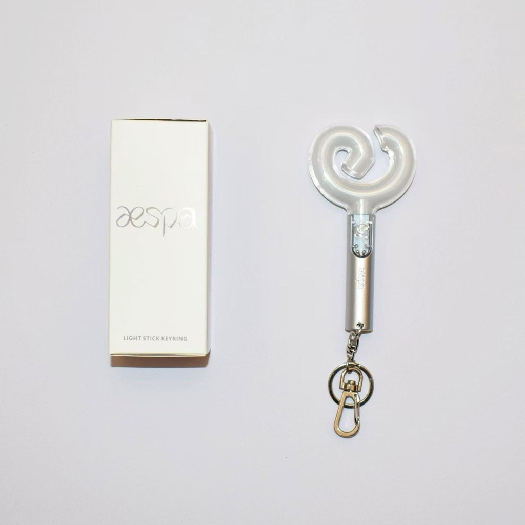 READY Aespa Yeppong Ver 1 2  Mini Lightstick Keyring Ls Mini Dreamus fanlight