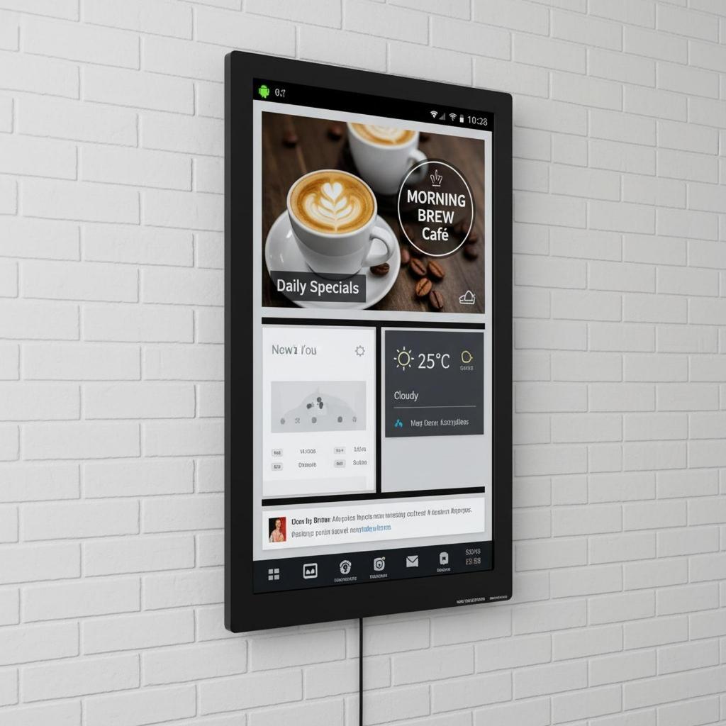 Digital Signage Wall Mounted 85 Inch Non-Touchscreen / Wall Mounted 85 Inch