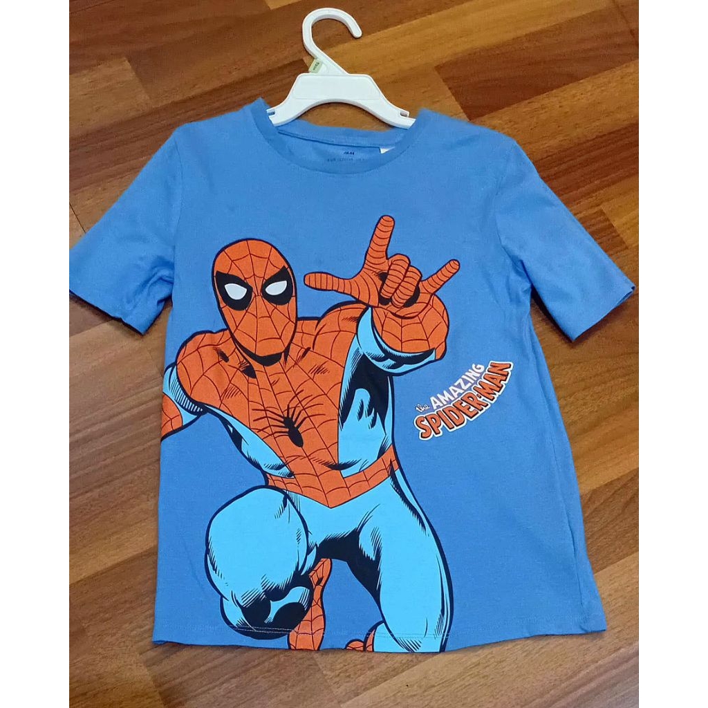 preloved Kaos Spiderman H&M Boy Kids