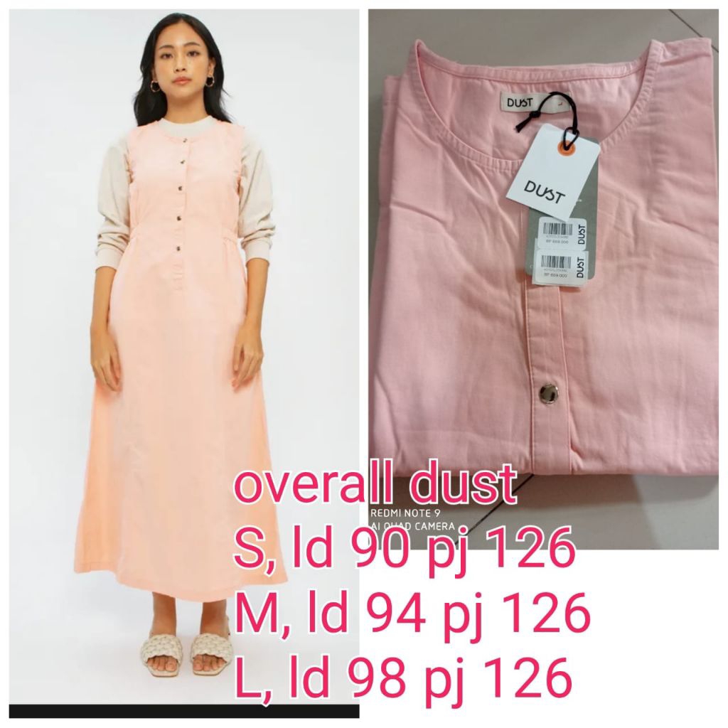 Overall dust panjang wanita