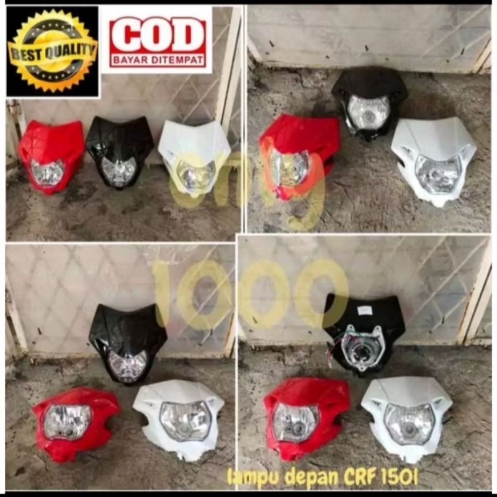 LAMPU DEPAN CRF 150 L 2018 HEADLAMP CRF 150 L LAMPU DEPAN MOTOR TRAIL CRF150L TRAIL SUPERMOTO MOTOCR