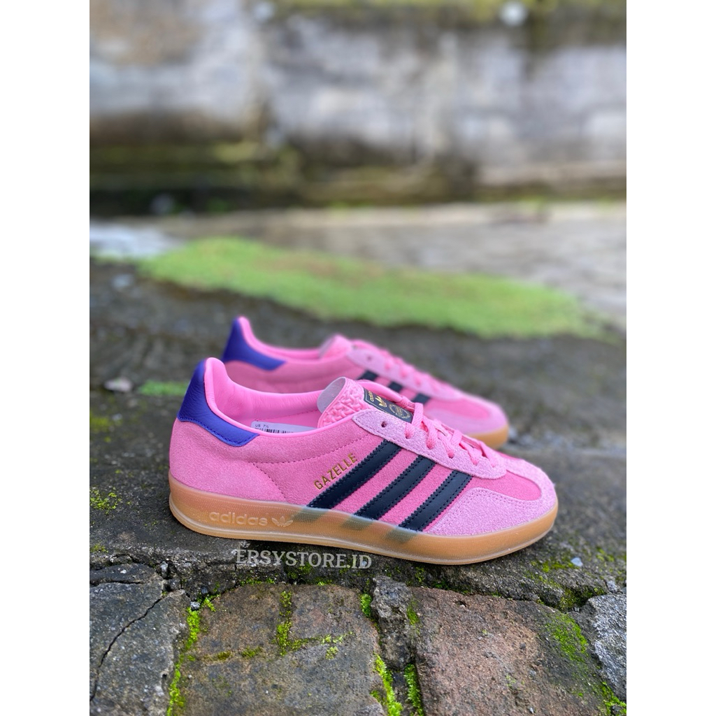 Adidas Gazelle Indoor Bliss Pink Purple Coreblack Collegiate - BNIB
