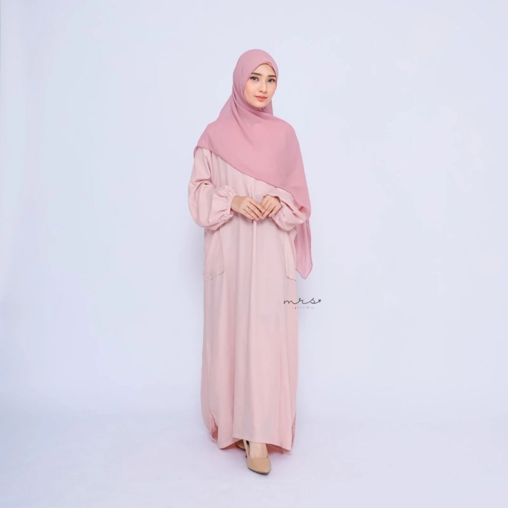 Mrs. Basic Dress / Dress Polos 100% Viscose / Gamis adem / Basic Gamis / Gamis Polos / Gamis Rayon /