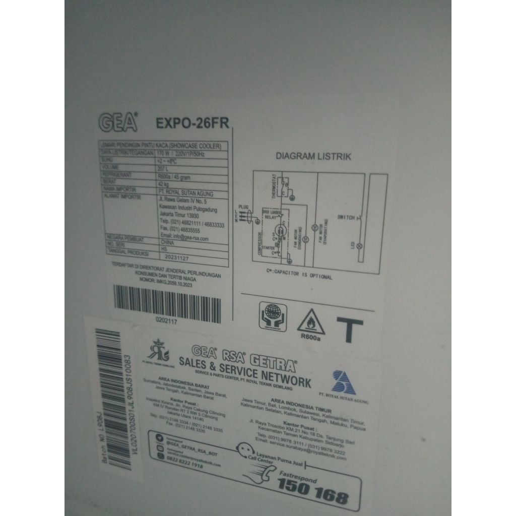 showcase Gea second like new