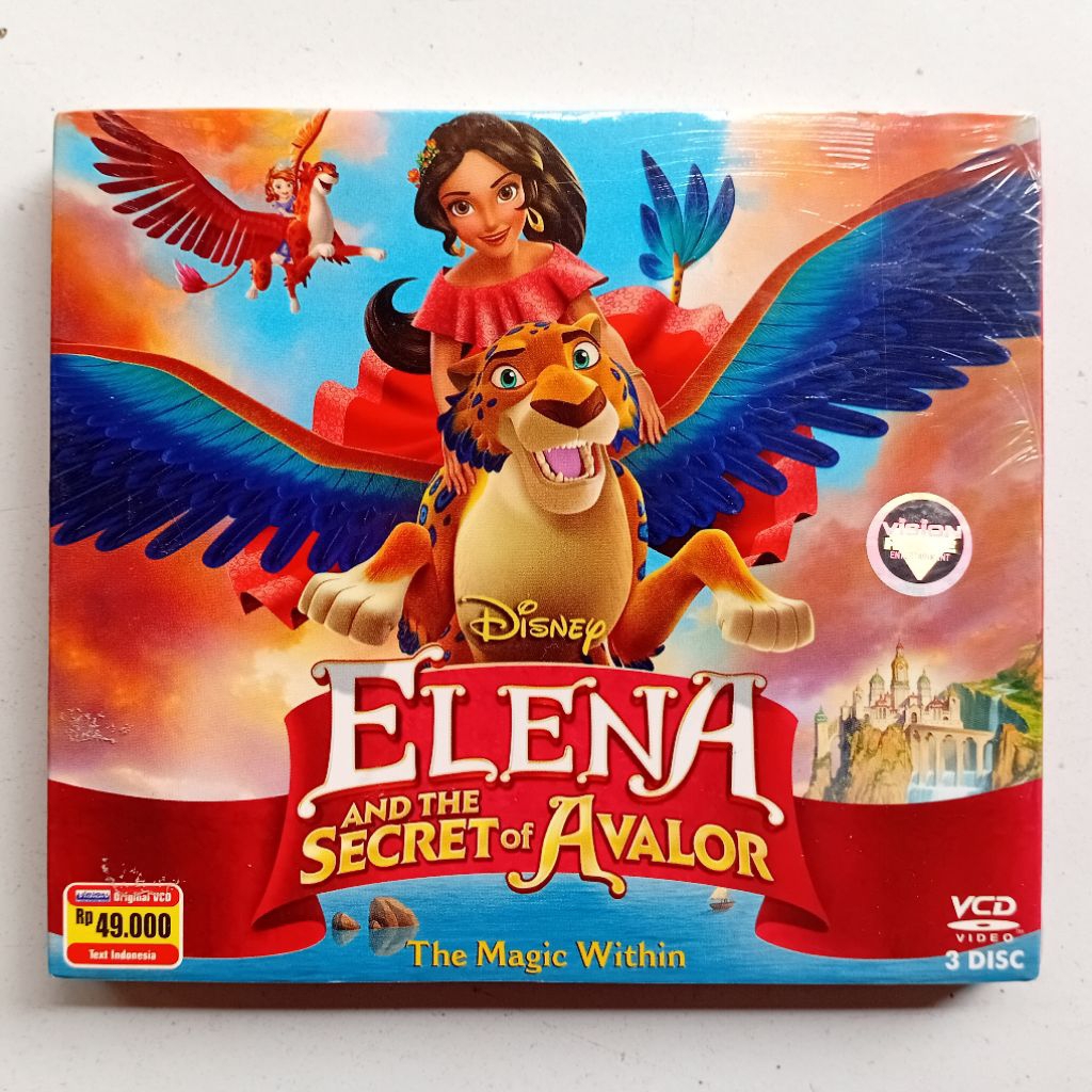 VCD Elena And The Secret of Avalor (2017) English Audio Teks Indonesia Original Disney Animation Vid