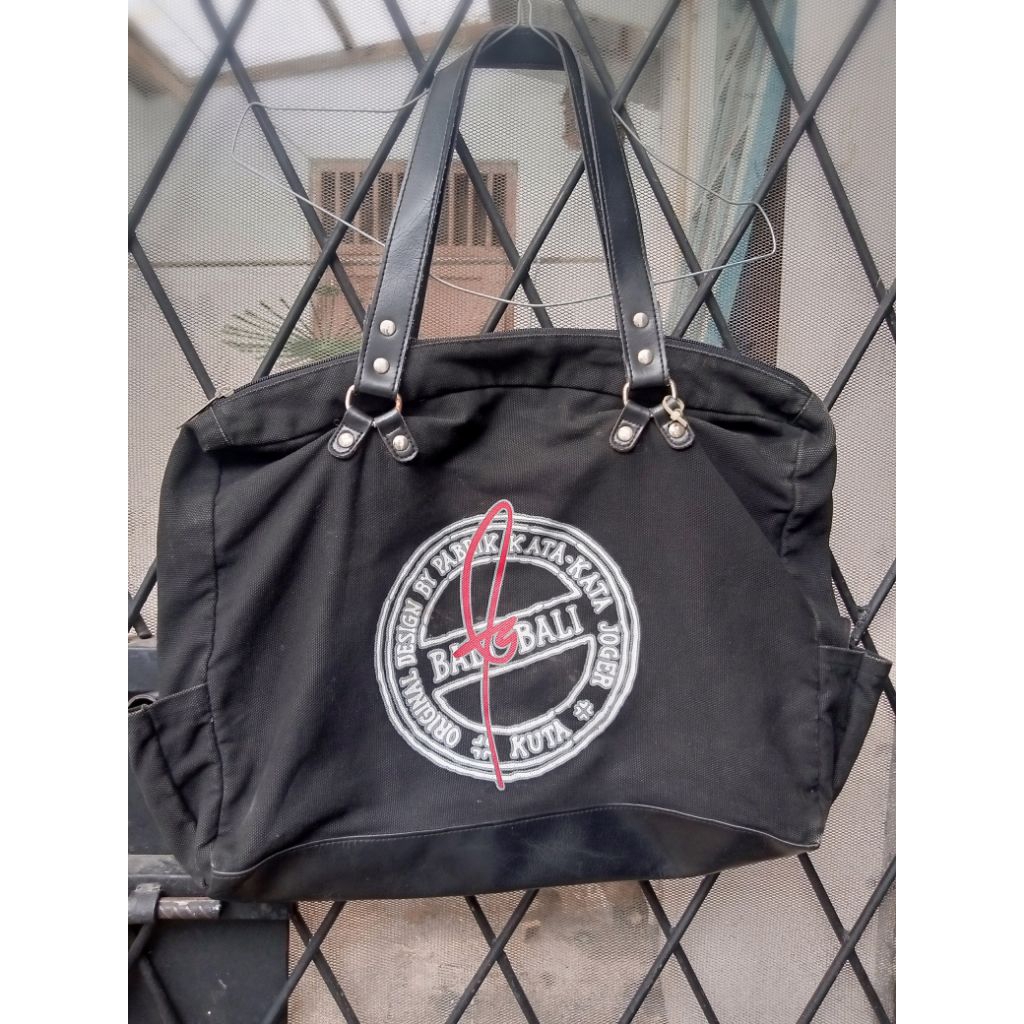 Tas Joger Bali / Tas canvas Hitam joger bali PL