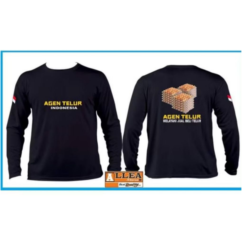 Kaos Lengan Panjang Agen Telur Melayani Jual Beli Telur