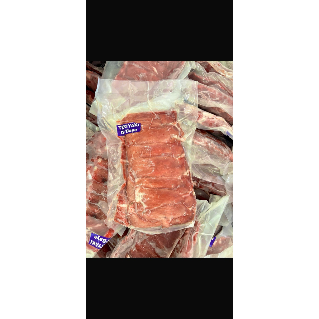Beef Slice/ Beef Teriyaki/ Beef Slice Premium Murah/ Beef slice Bandung/ Beef Slice 500gr