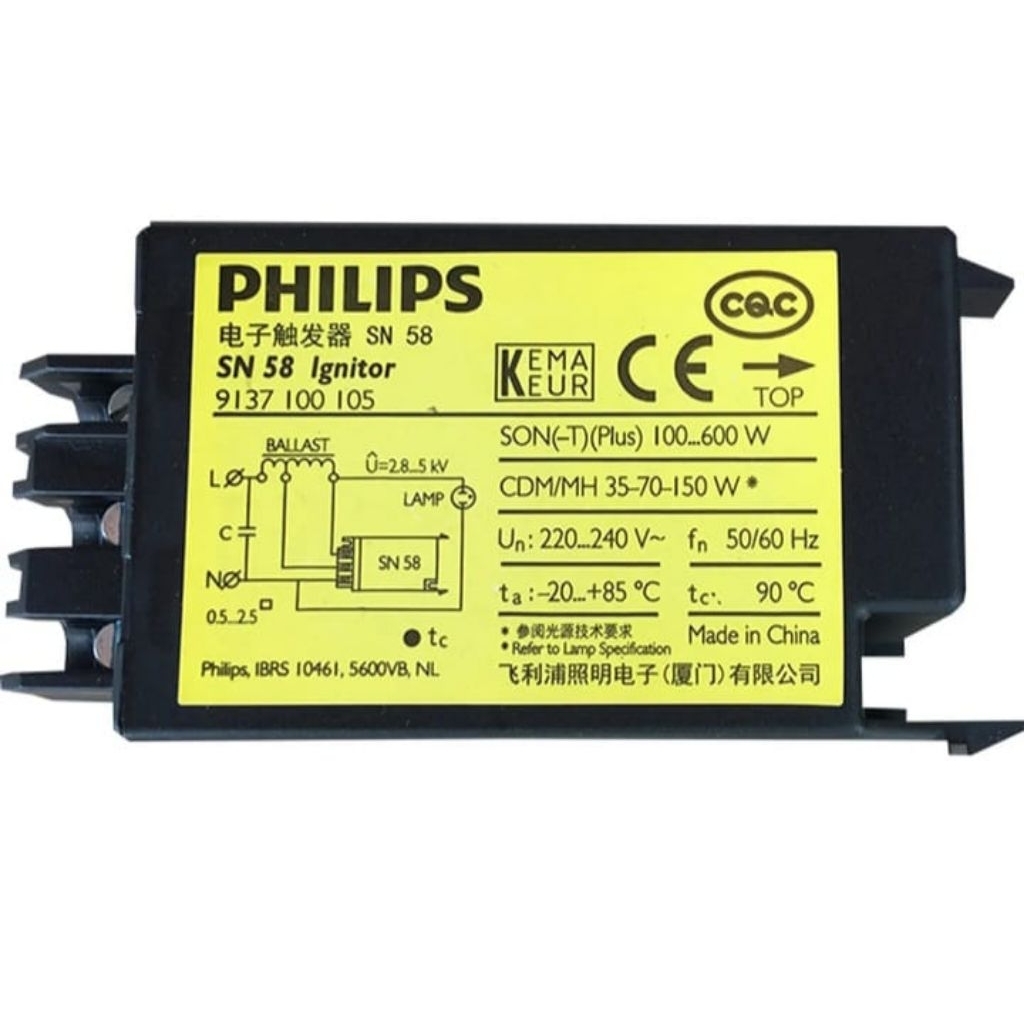 IGNITOR SN 58 PHILIPS