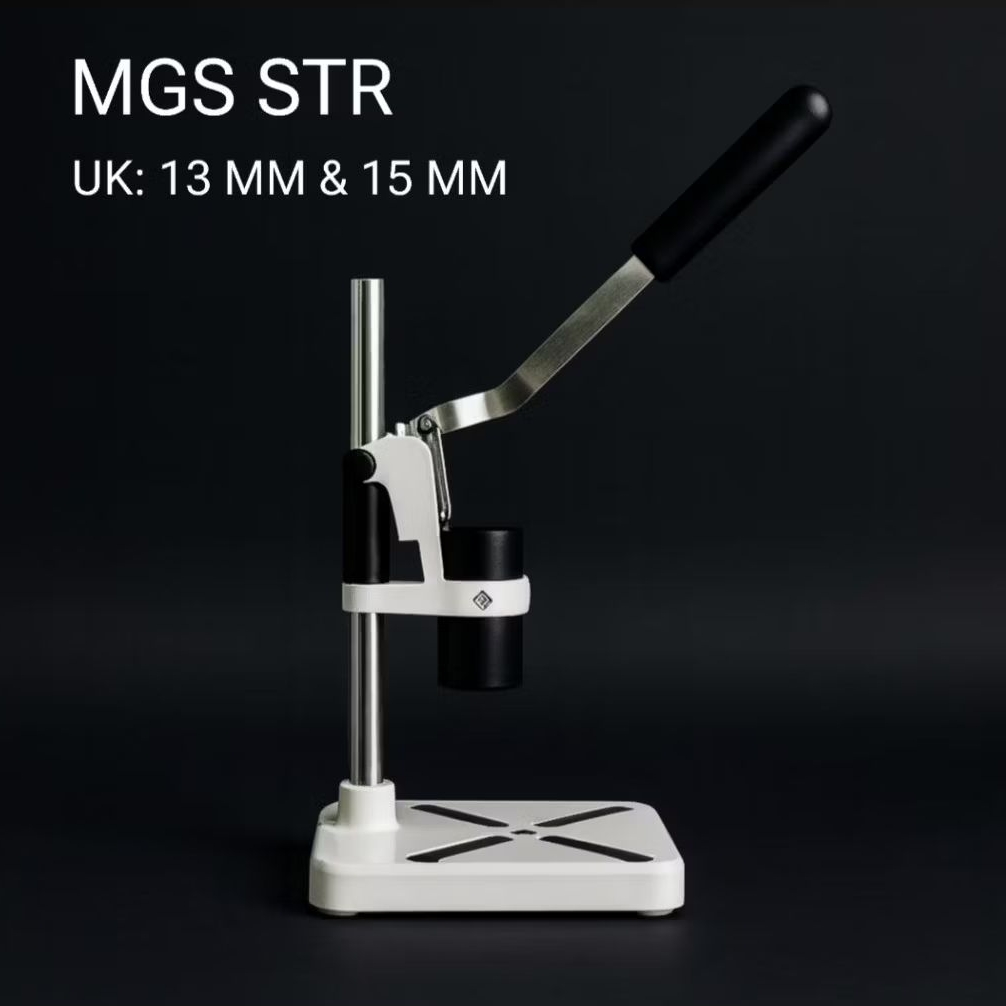 Alat Press Botol Parfum Semi Press 13 mm & 15 mm Alat Press Duduk Semi Press Besi Easy Press