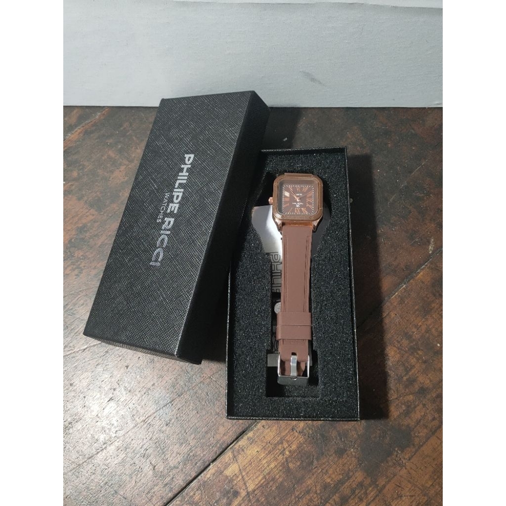 Jam Tangan Wanita Karet Philipe Ricci 8903
