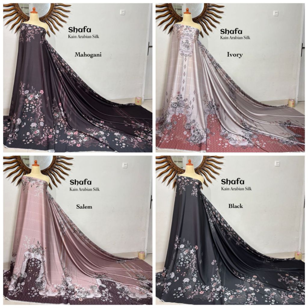 bahan kain Arabian Silk Shafa / kain Arabian Silk