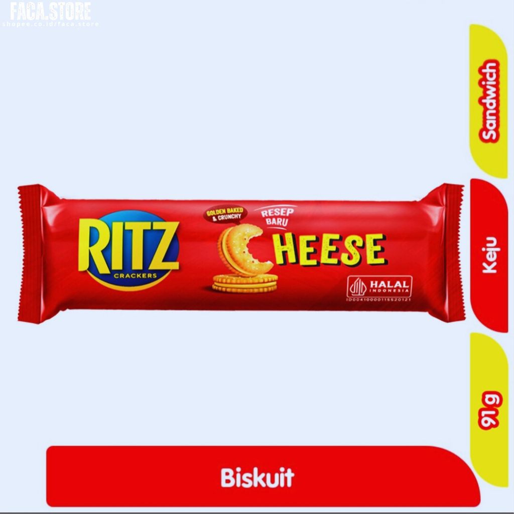 Ritz biskuit keju & original 91gr