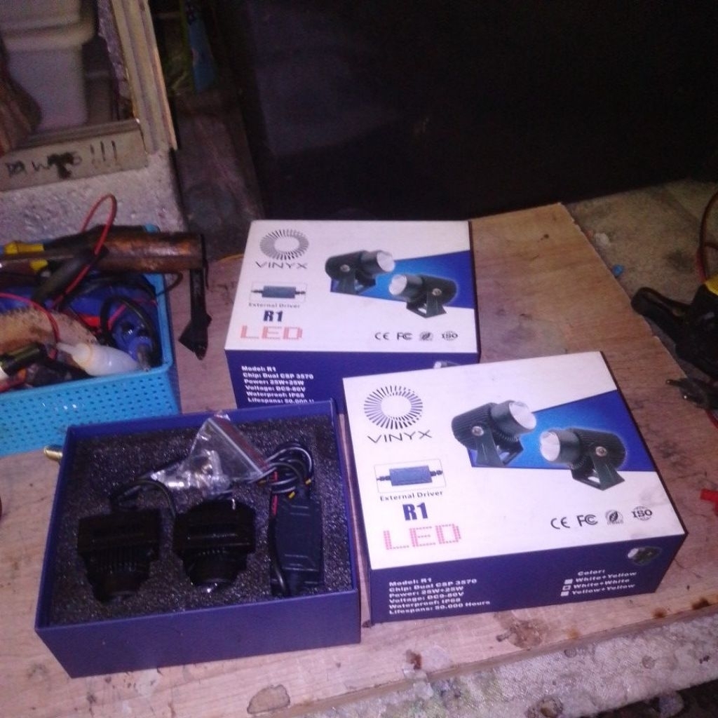 lampu tembak vinyx d2 premium