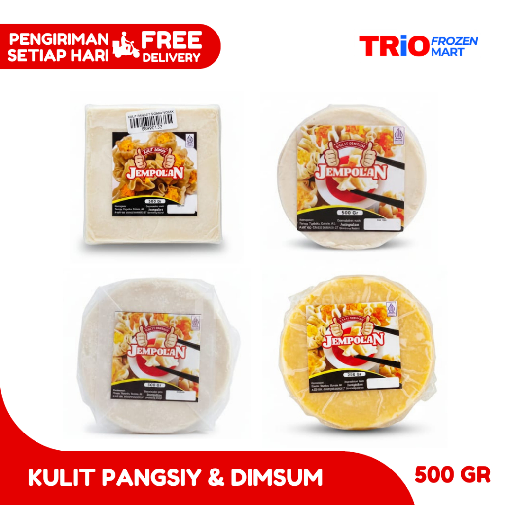 Kulit Dimsum / Pangsit / Siomay Bulat tipis