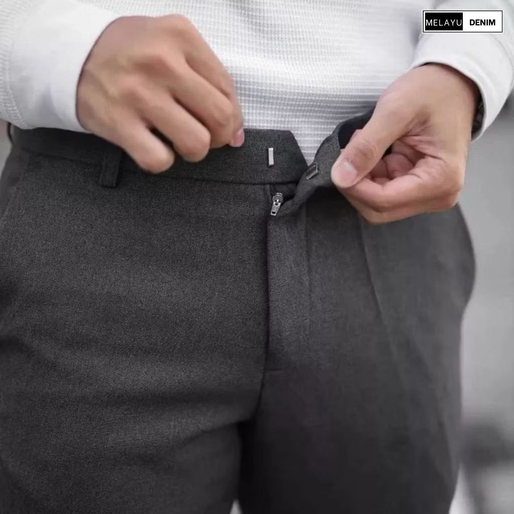 New Celana Kain Wool Panjang Pria Premium Celana Panjang Kerja Celana Formal Pria