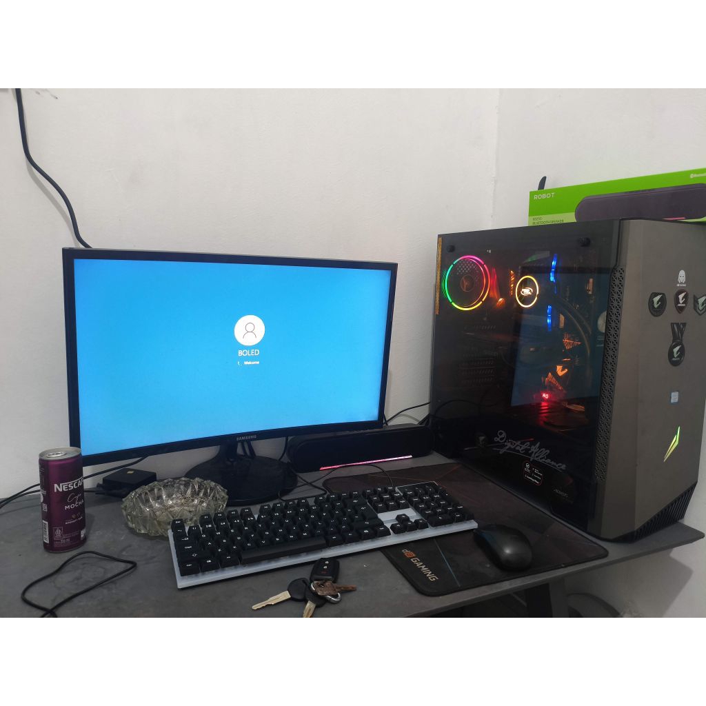 Cpu Gaming i7 gen 9 + Monitor