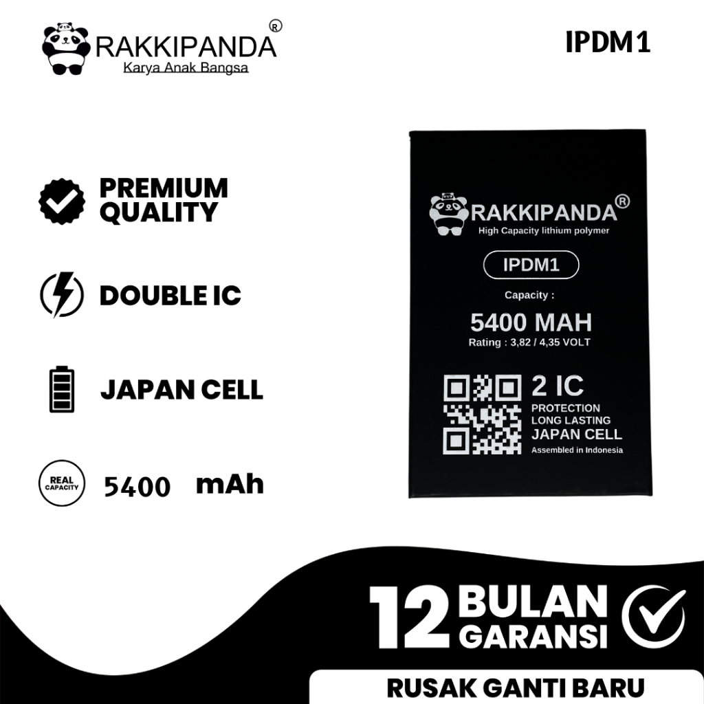 RakkiPanda - iPad Mini 1 A1432 / A1454 / A1455 Batre Batrai Baterai