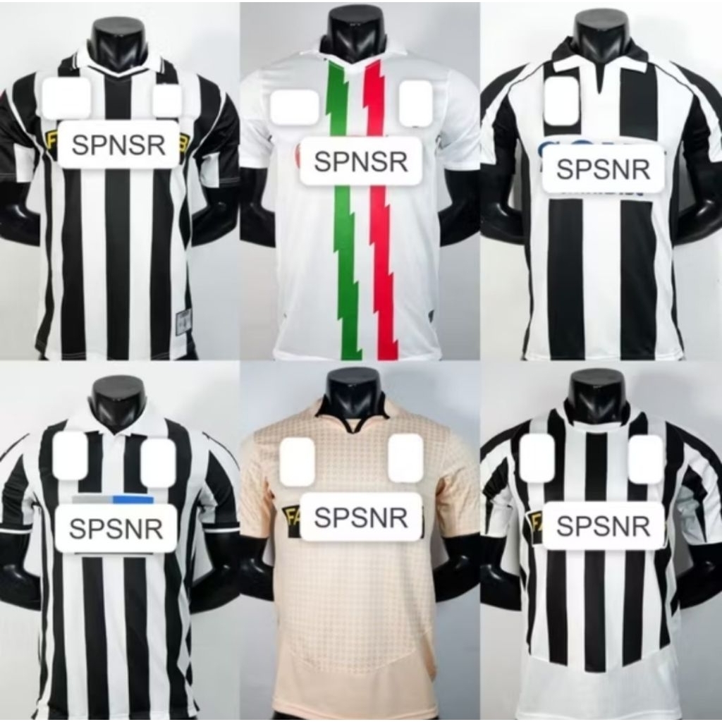 JERSEY BOLA RETRO JUVENTUS HOME AWAY 3RD