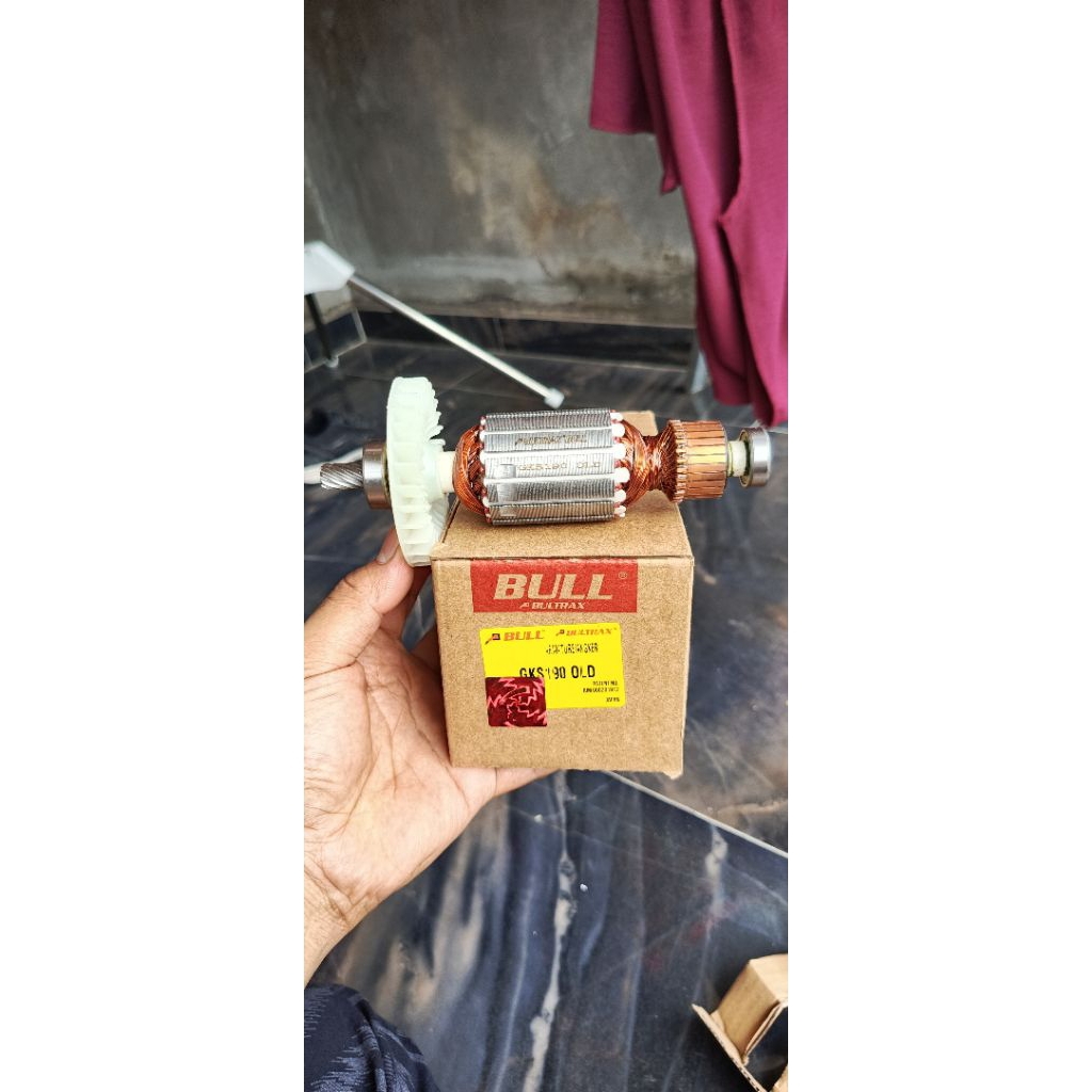 Angker armature Bull GKS 190 OLD LAMA for mesin serkel circular saw Bosch 7 inch