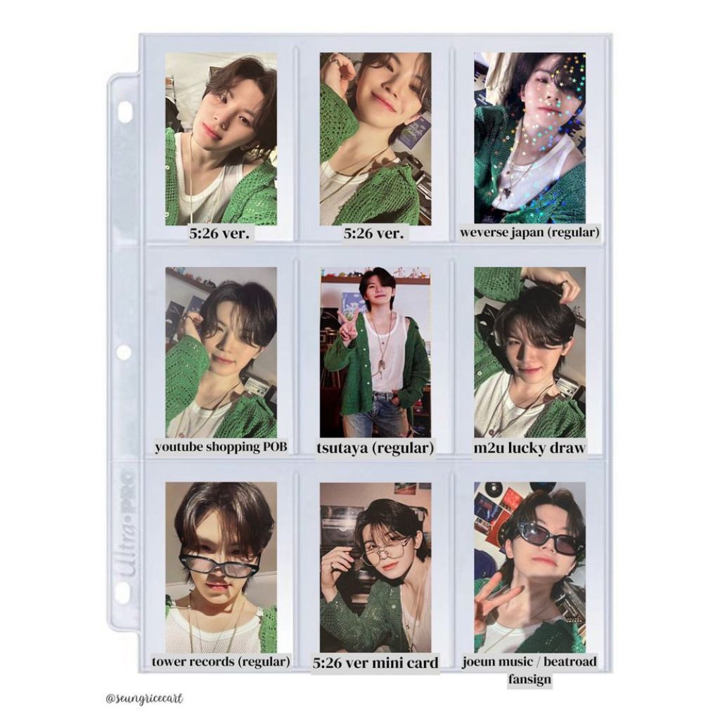 PHOTOCARD OFFICIAL WOOZI KLEPON SEVENTEEN PHOTOCARD SEVENTEENTH HEAVEN