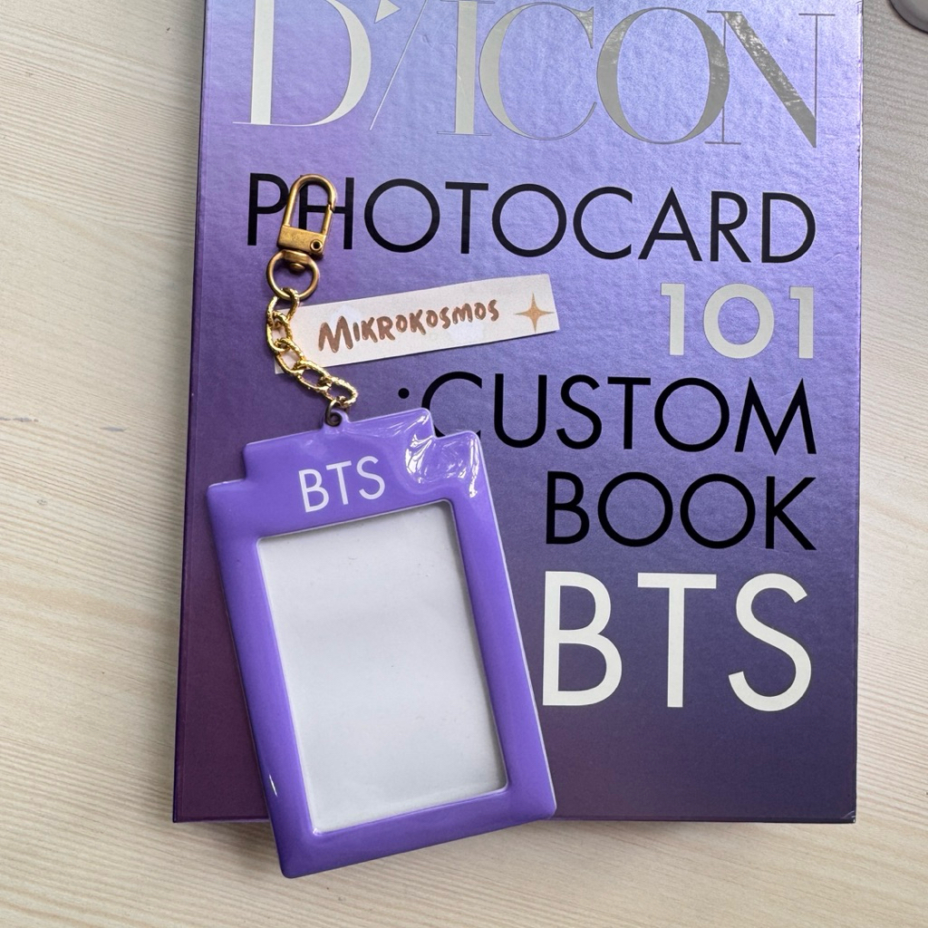 SALE BTS DICON PHOTOCARD HOLDER - official sharing dari Dicon BTS ready siap kirim
