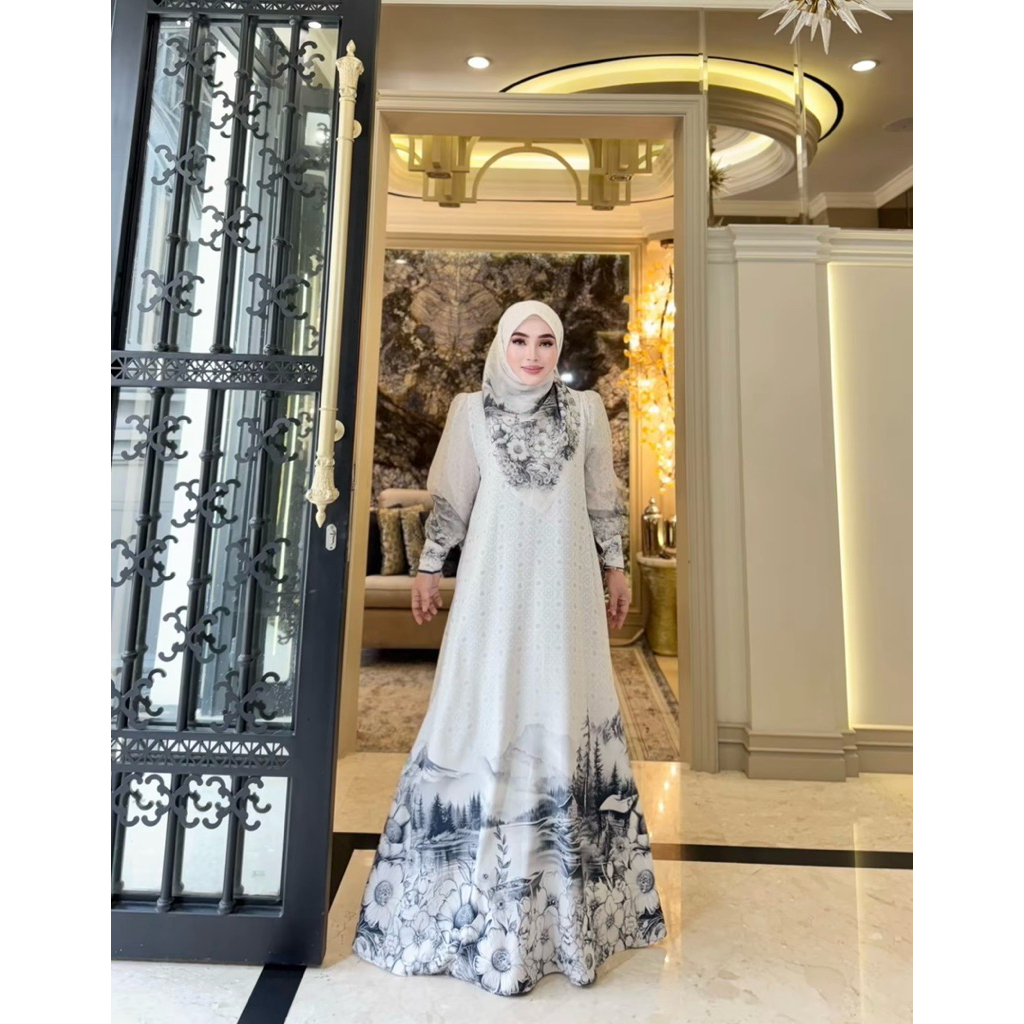 shella saukia set hijab dress