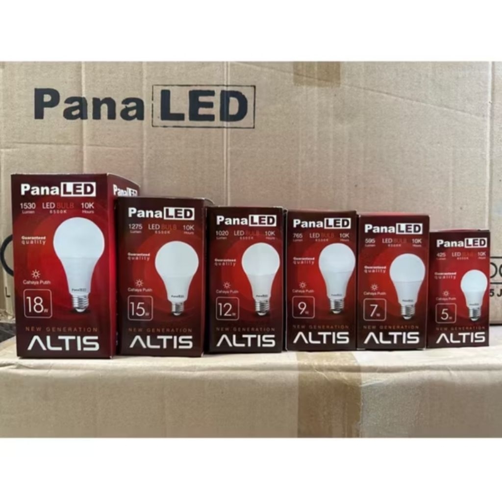 Lampu Panaled ALTIS 5W/7W/9W/12W/15W/18W Lampu Led Bulb Panaled ALTIS Bohlam LED