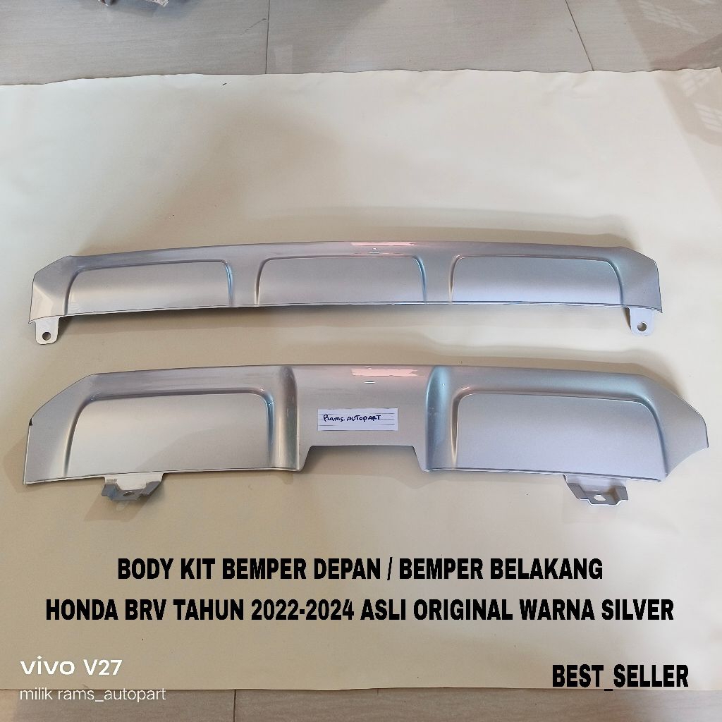 Garnish List Body Kit Bumper Depan / Bemper belakang / Honda Brv N7x E 1.5 Tahun 2022-2024 Original 