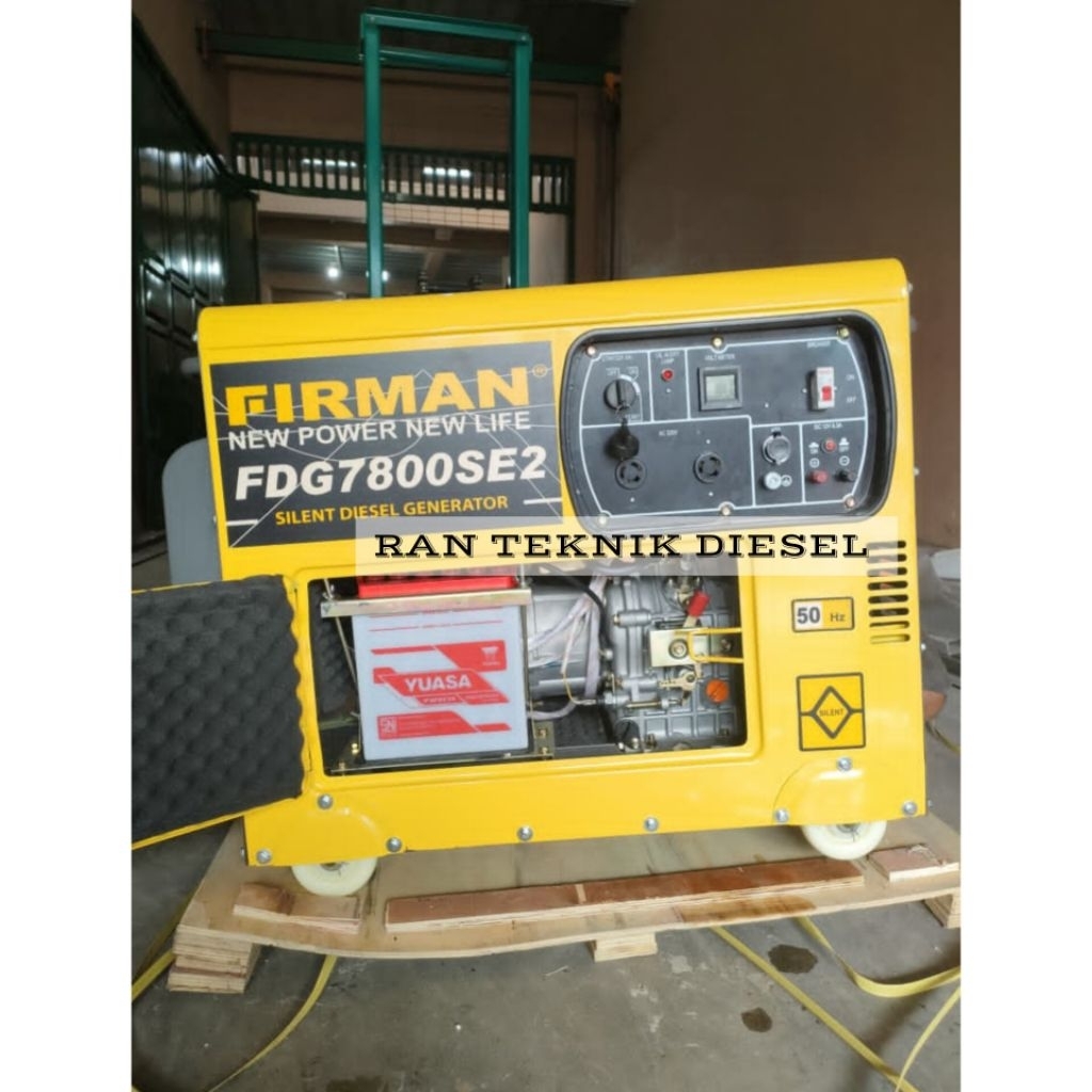 Mesin Genset Solar Silent FIRMAN FDG 7800 SE2 / 5000 Watt Diesel