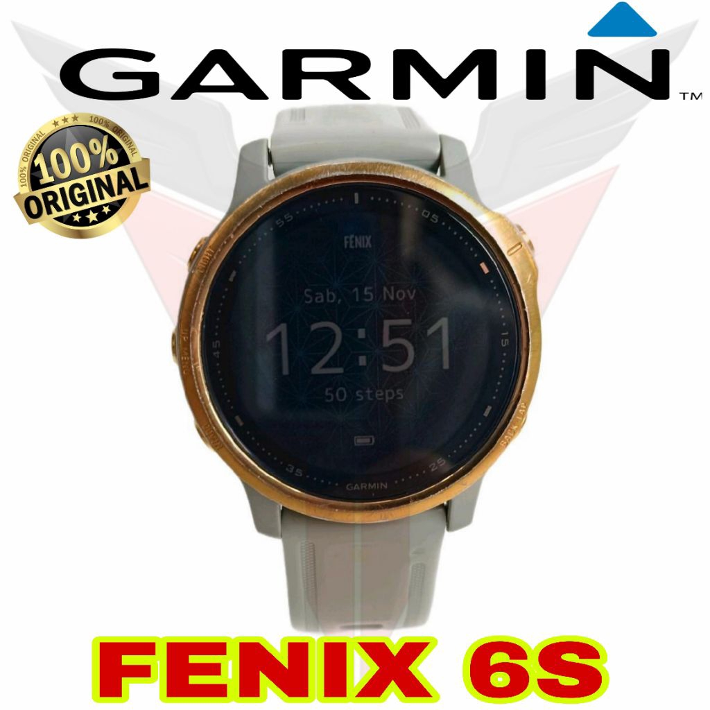 Jam Tangan GARMIN FENIX 6S Original JAM+KABEL CAS