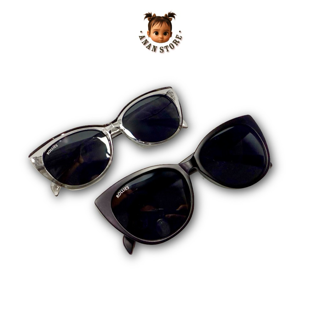 Kacamata Hitam Fashion Dewasa Rollies UD118 Italy Design