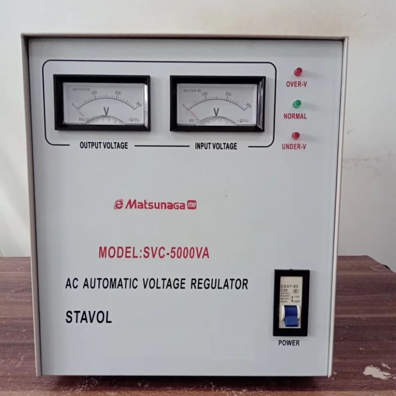 Stavolt Matsunaga 5000VA Stabilizer 5000 Watt SVC 5000 VA