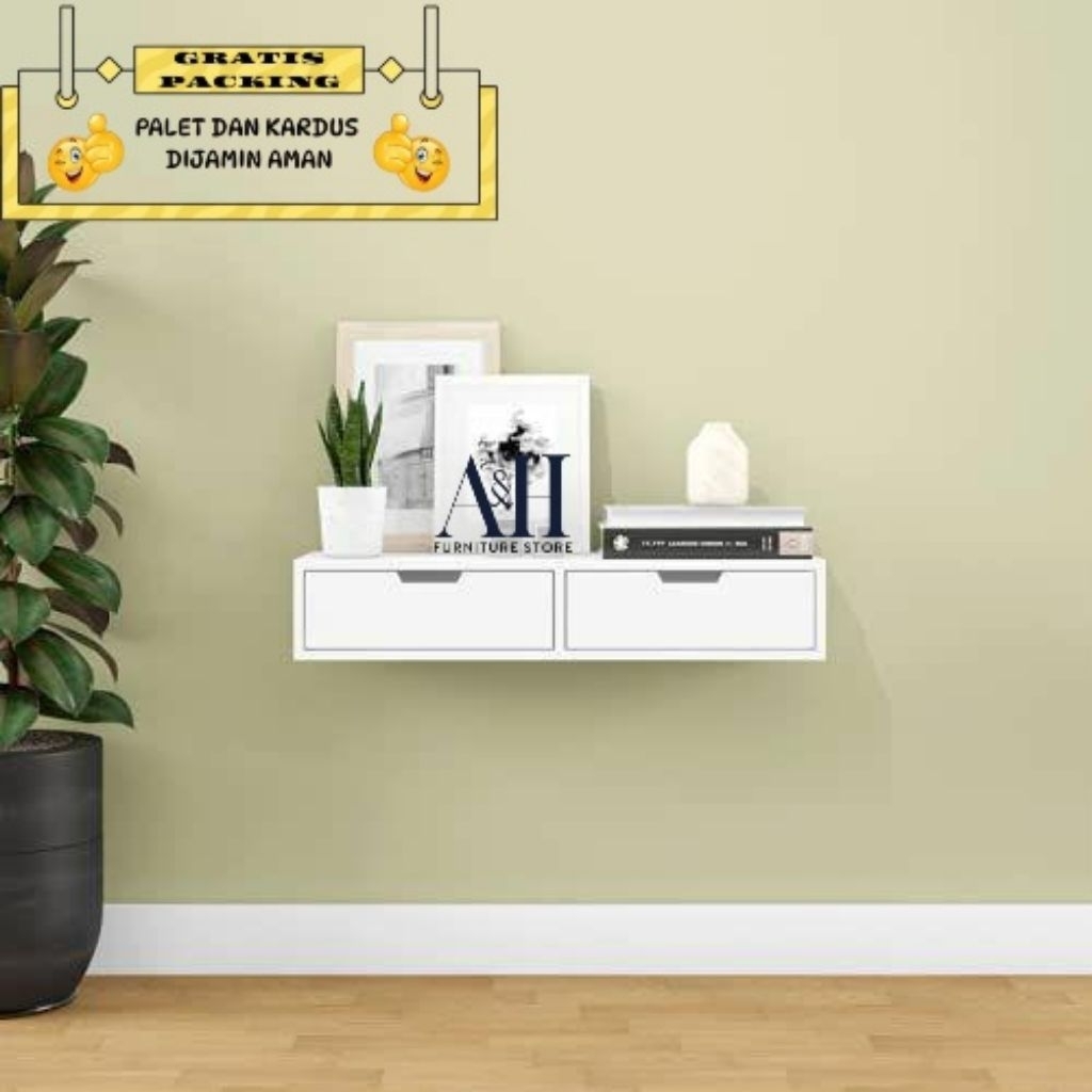 Meja nakas gantung minimalis meja make up