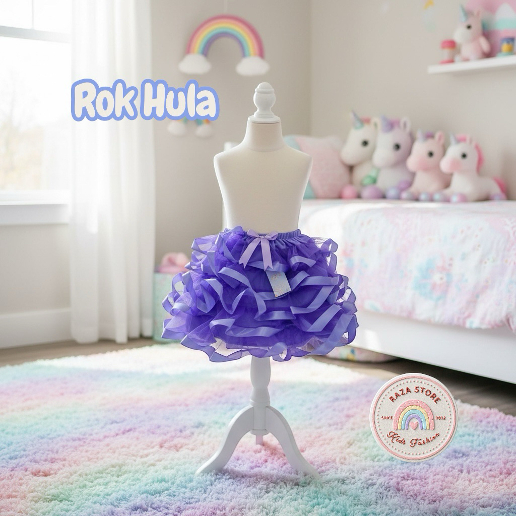 Rok Tutu anak pendek 6 bulan - 6 Tahun / Rok tutu anak/ ROK HULA