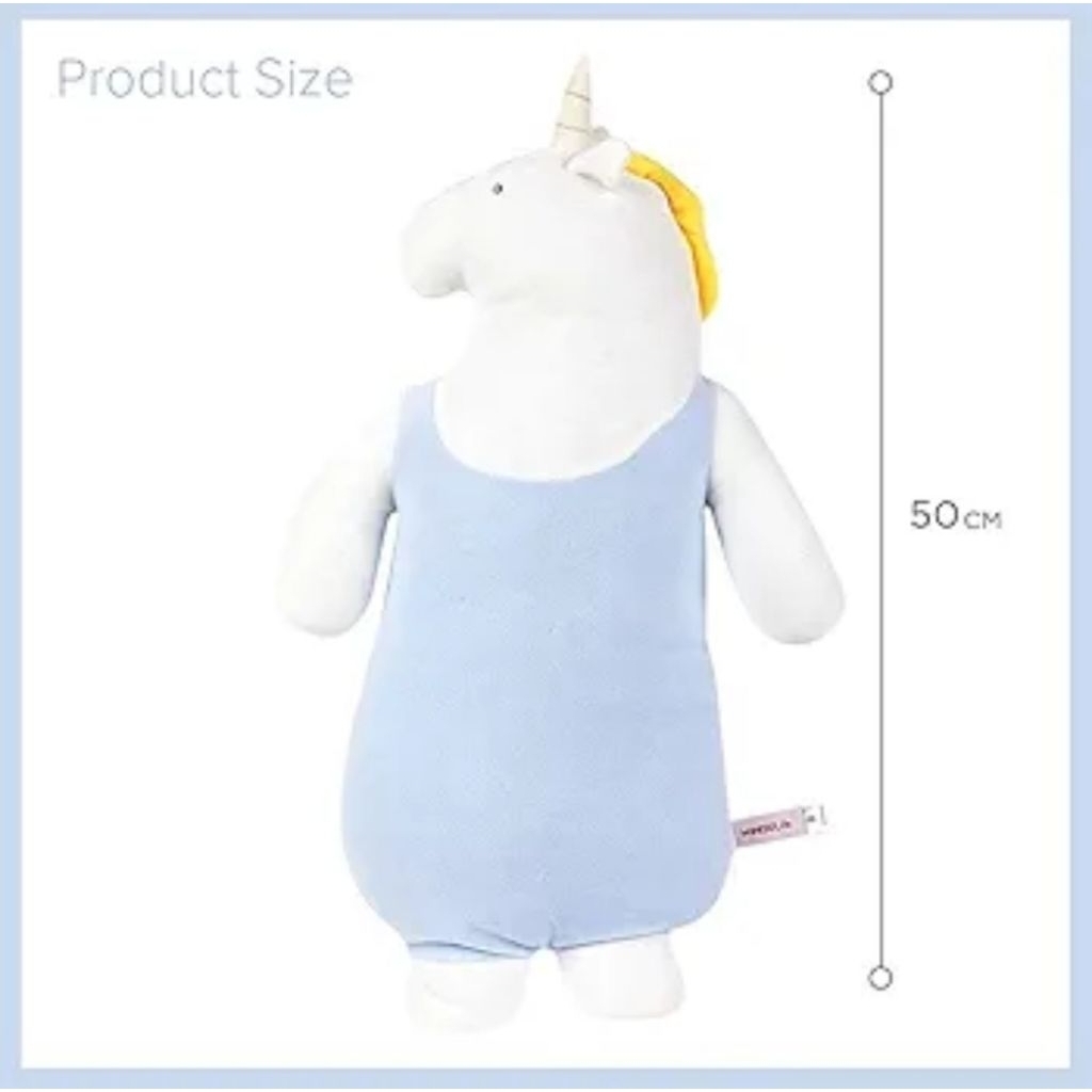 Boneka Miniso - Forest Series Plush Toy - MINISO Soft Toy Forest Series Unicorn Plush Toy Stuffed An