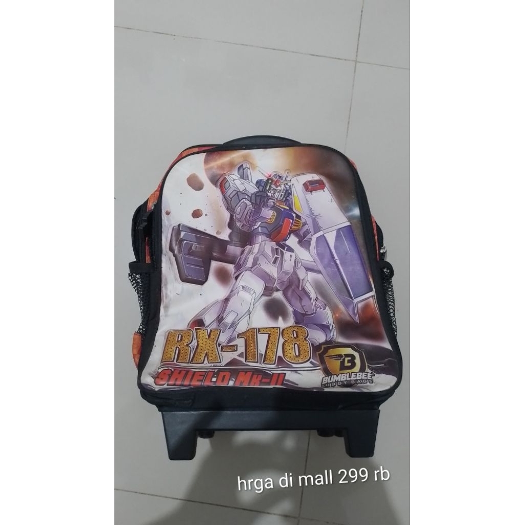 tas ransel troli anak paud/tk laki-laki preloved