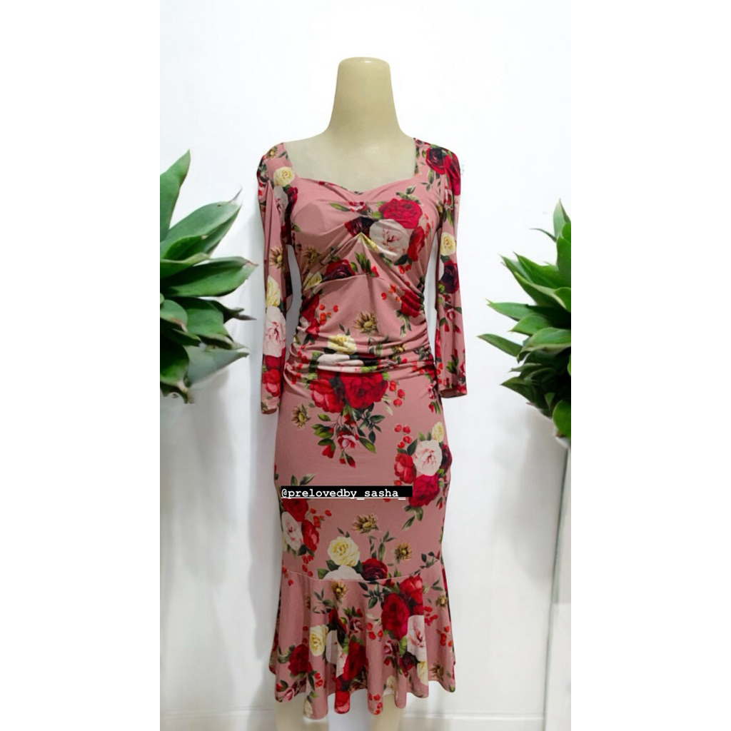 PRELOVED DRESS BUNGA BUNGA