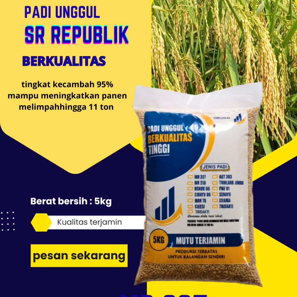 BENIH PADI SR REPUBLIK KEMASAN 5KG