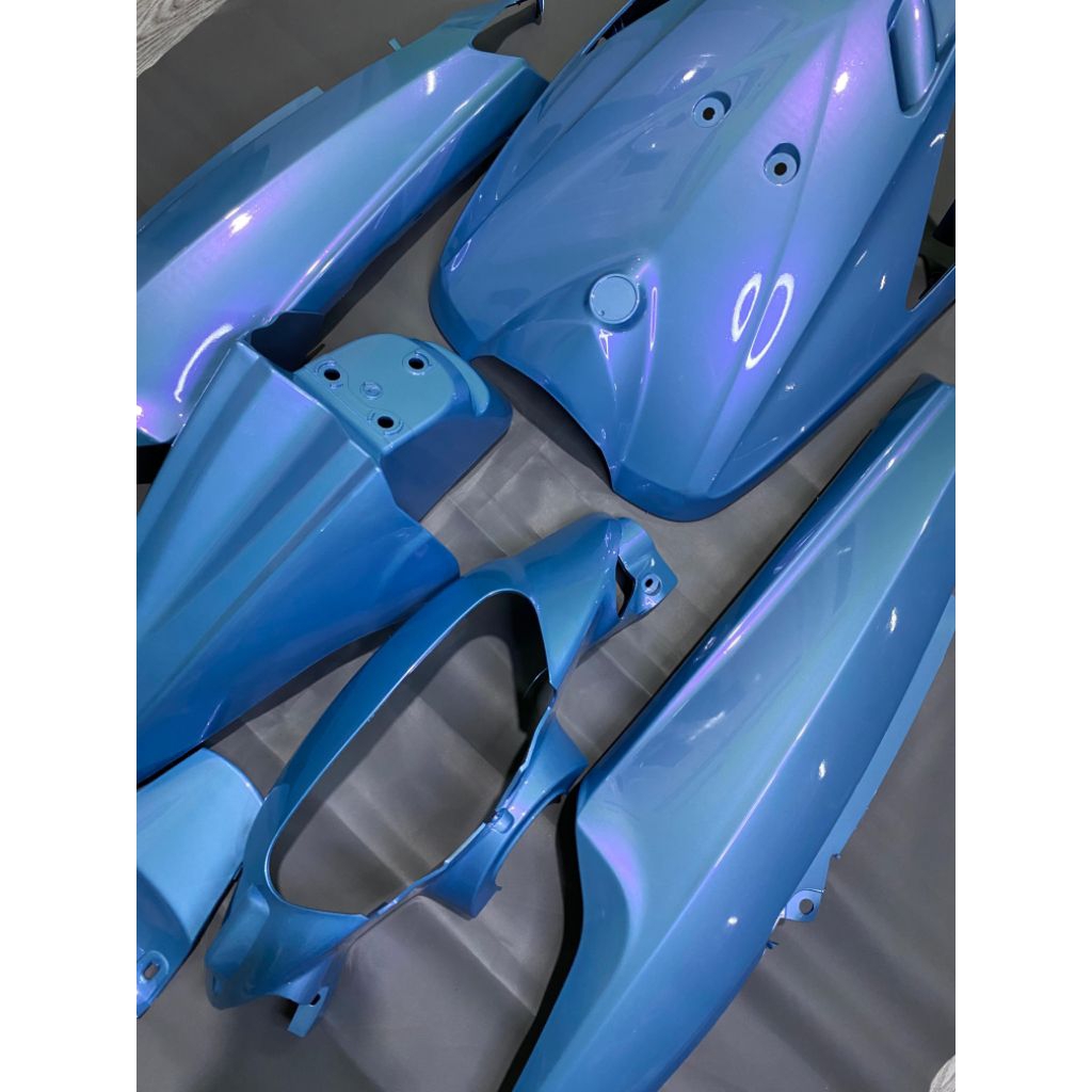 Cover Body Mio Sporty Biru Lembayung Ungu