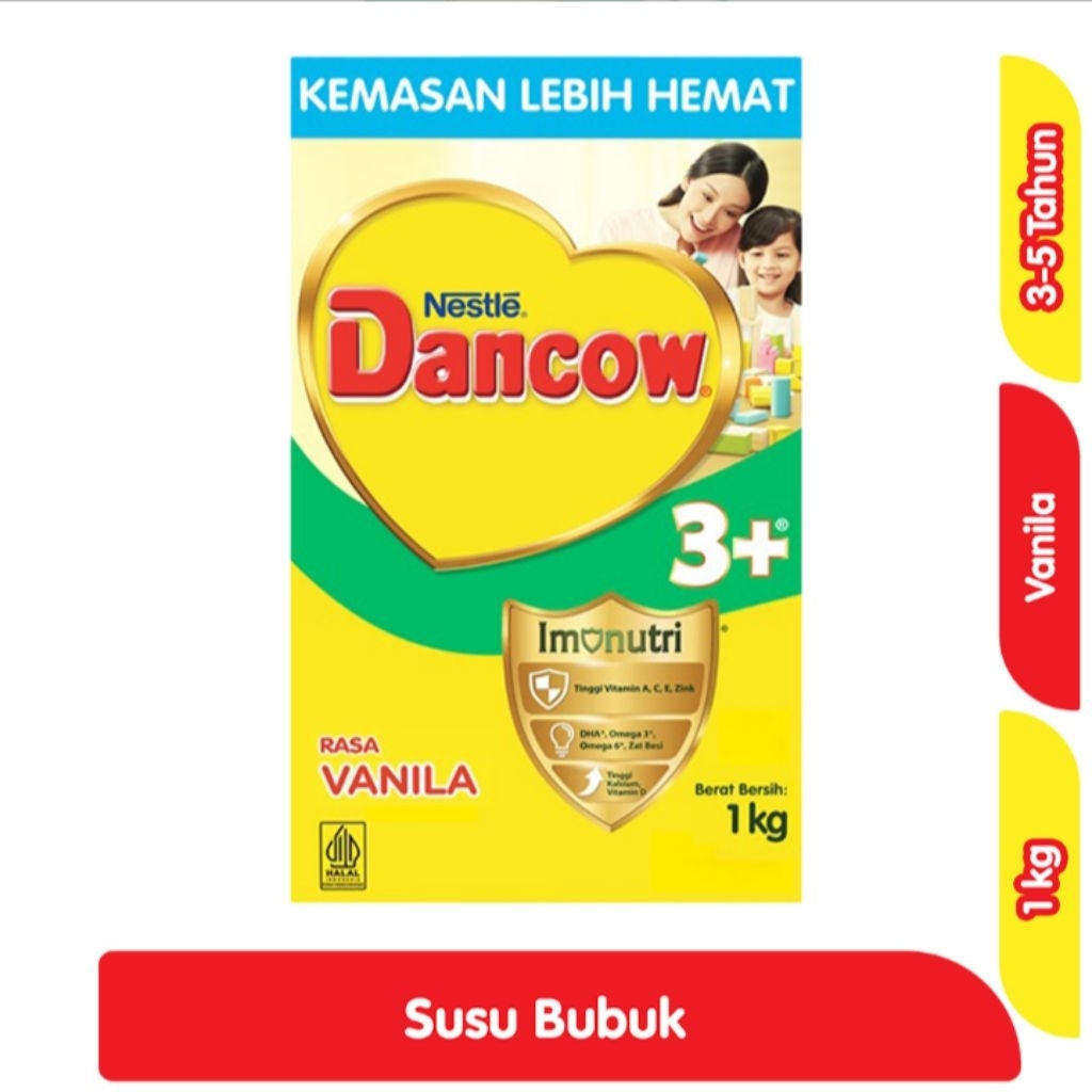 Dancow 3+ Susu Vanila 1kg