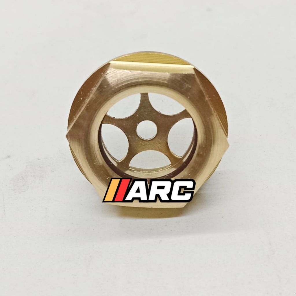 Tutup Filter Oli Mesin Transparan Beat Vario Scoopy PCX ADV Bahan Kuningan