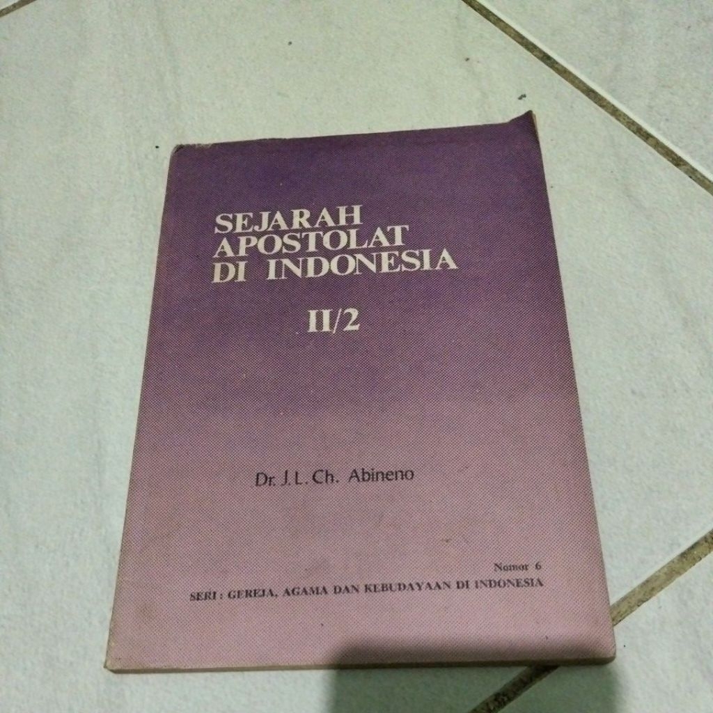 dr. j.l. ch. abineno sejarah apostolat di Indonesia