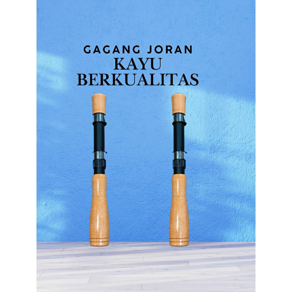 Gagang Joran Kayu Custom waderan+reelseat panjang±25cm